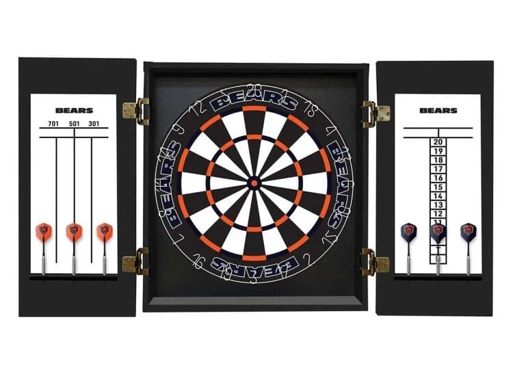 Fan Life Chicago Bears Dartboard Set
