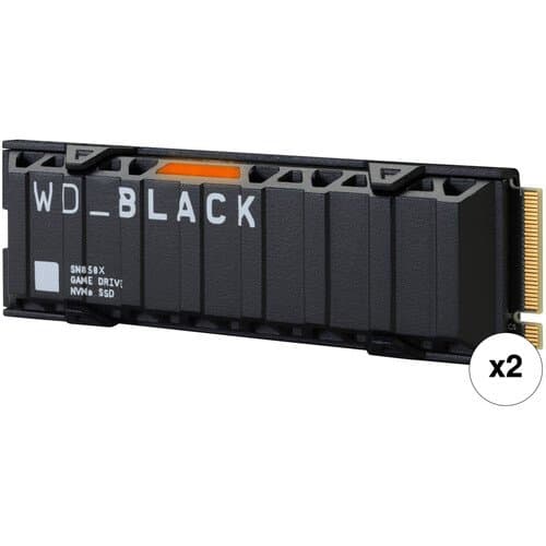 WD 1TB WD_BLACK SN850X Gaming Internal NVMe PCIe 4.0 SSD with Heatsink