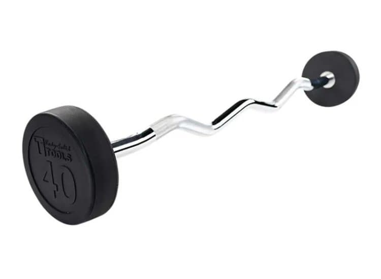Body-Solid 40 lb Fixed Weight EZ Curl Barbell