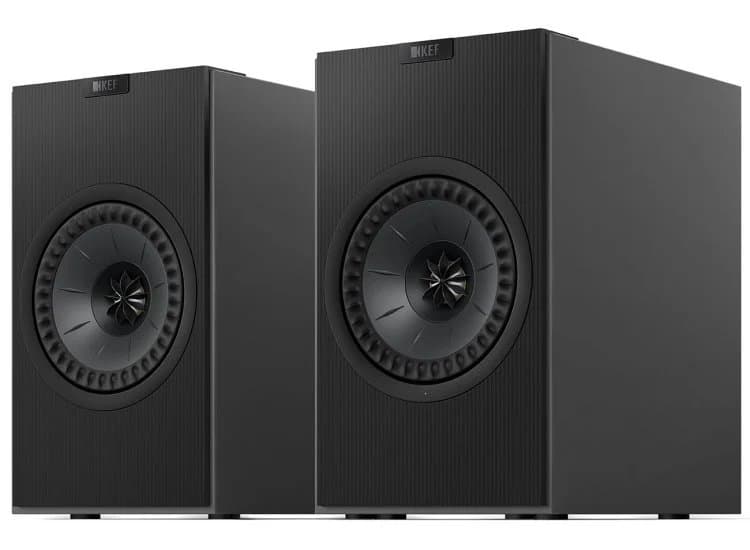 KEF Coda W Wireless HiFi Bookshelf Speakers, Dark Titanium