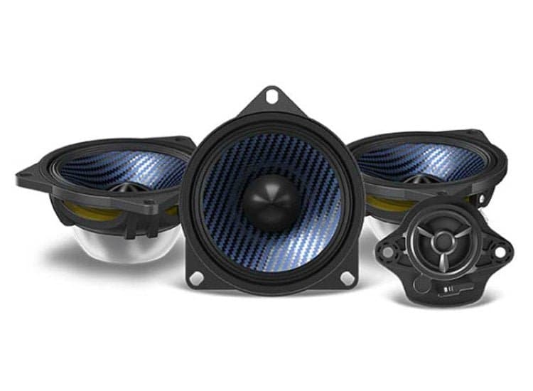 Alpine 4-Inch Midrange Front Dash Speaker Kit For Tesla Model 3 (2017-2024) & Model Y (2020-2024)