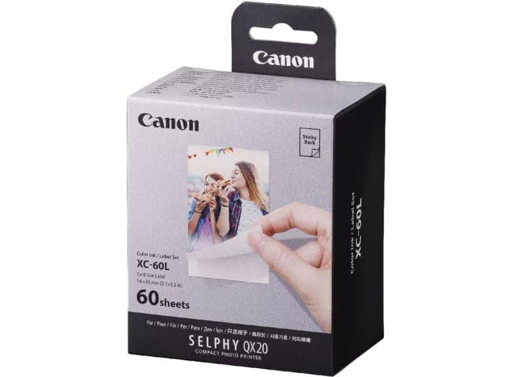 Canon XC-60L SELPHY Color Ink/Label Bulk Set
