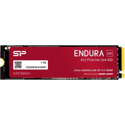 Silicon Power 1TB Endura E60 NVMe PCIe 3.0 M.2 Internal NAS SSD
