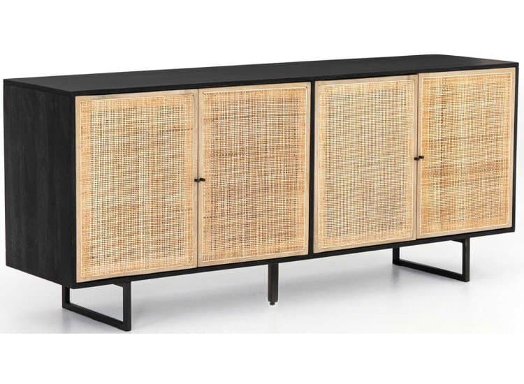 Four Hands Prescott Collection Carmel Black Wash Sideboard