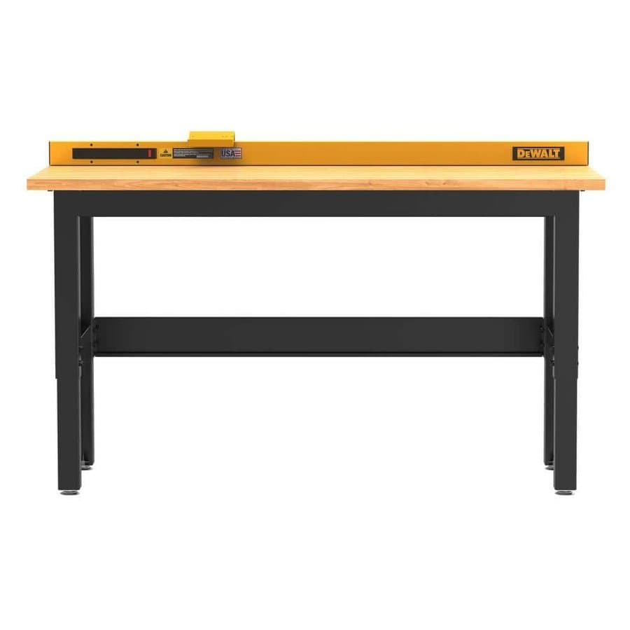 6 ft. W x 26 in. D Wood Top Workbench