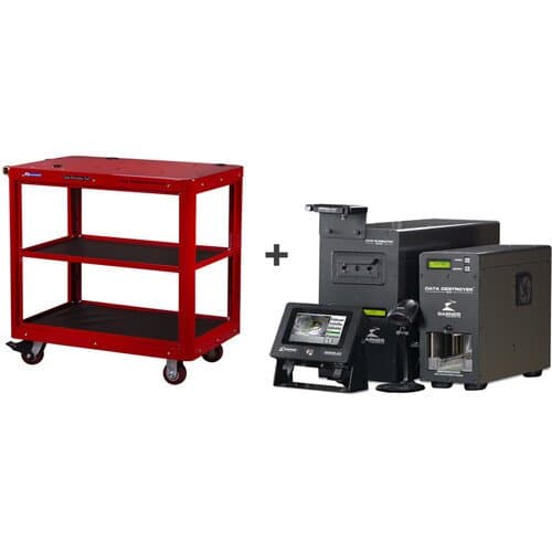 Garner Degauss Destroy Package with TS-1XT, PD-5, Scan-1X, Data Eliminator Cart, IRONCLAD Degausser