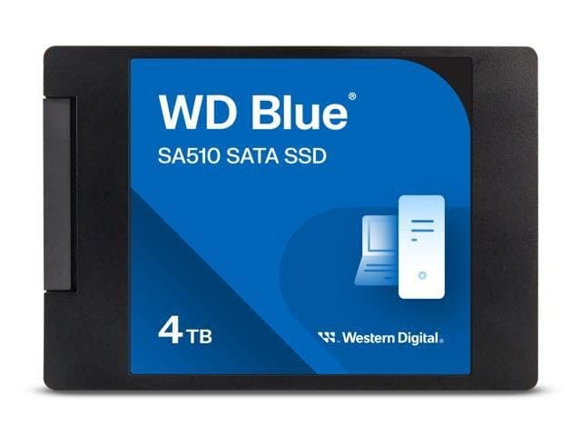 WD Blue 4TB SA510 2.5" Internal Solid State Drive SSD-WDS400T3B0A