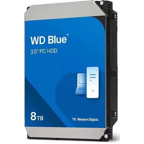 WD 8TB Blue 5640 SATA III 3.5" Internal HDD