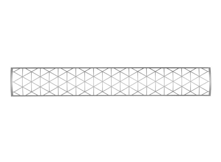 Infratech Motif Collection Contemporary Fascia Heater Upgrade Kit, Stainless Steel