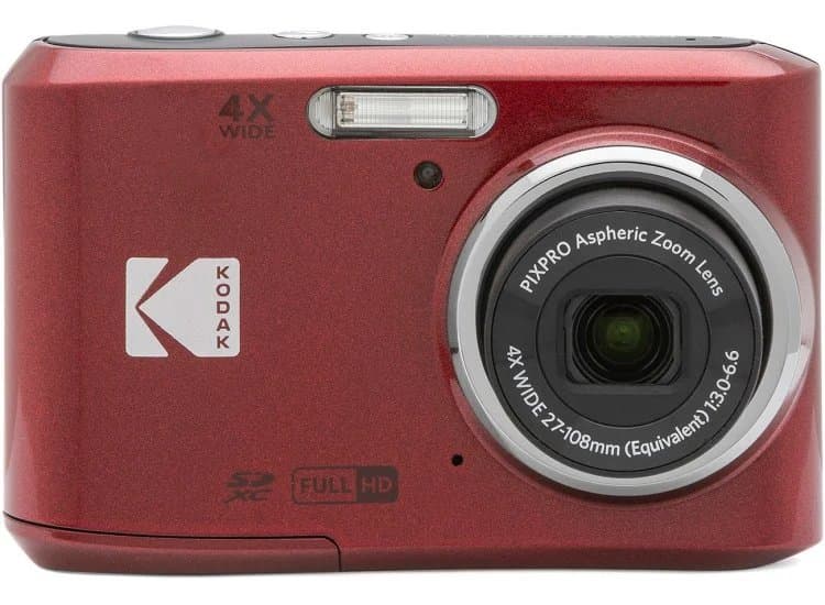KODAK PIXPRO FZ45 Camera Friendly Zoom Point and Shoot 16MP, Red