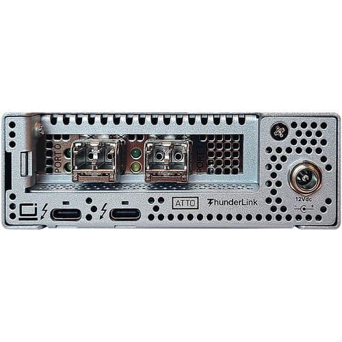 ATTO Technology ThunderLink 5322 2-Port SFP+ 32G Thunderbolt 5 Module