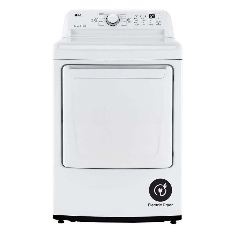 7.3 Cu. Ft. Vented Electric Dryer, White with Sensor Dry