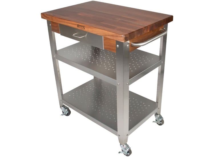 John Boos & Co. Walnut Cucina Elegante Kitchen Cart