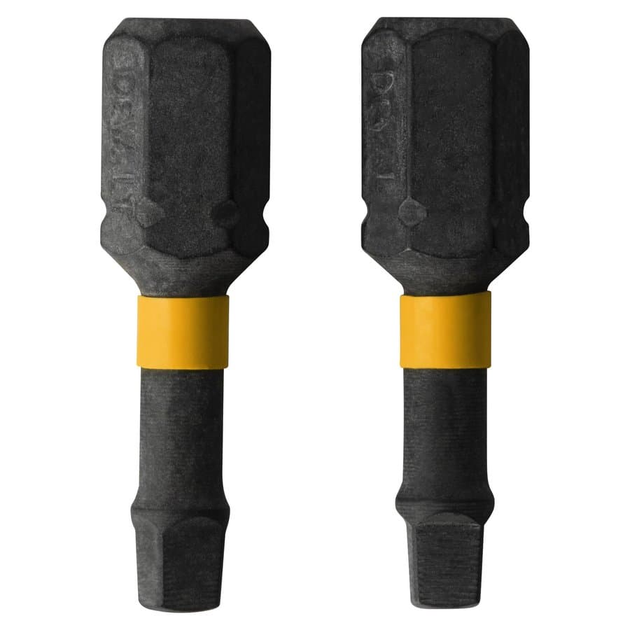 DEWALT Flextorq 1/4-in x 2-in Square/Robertson Impact Driver Bit 3 -Piece