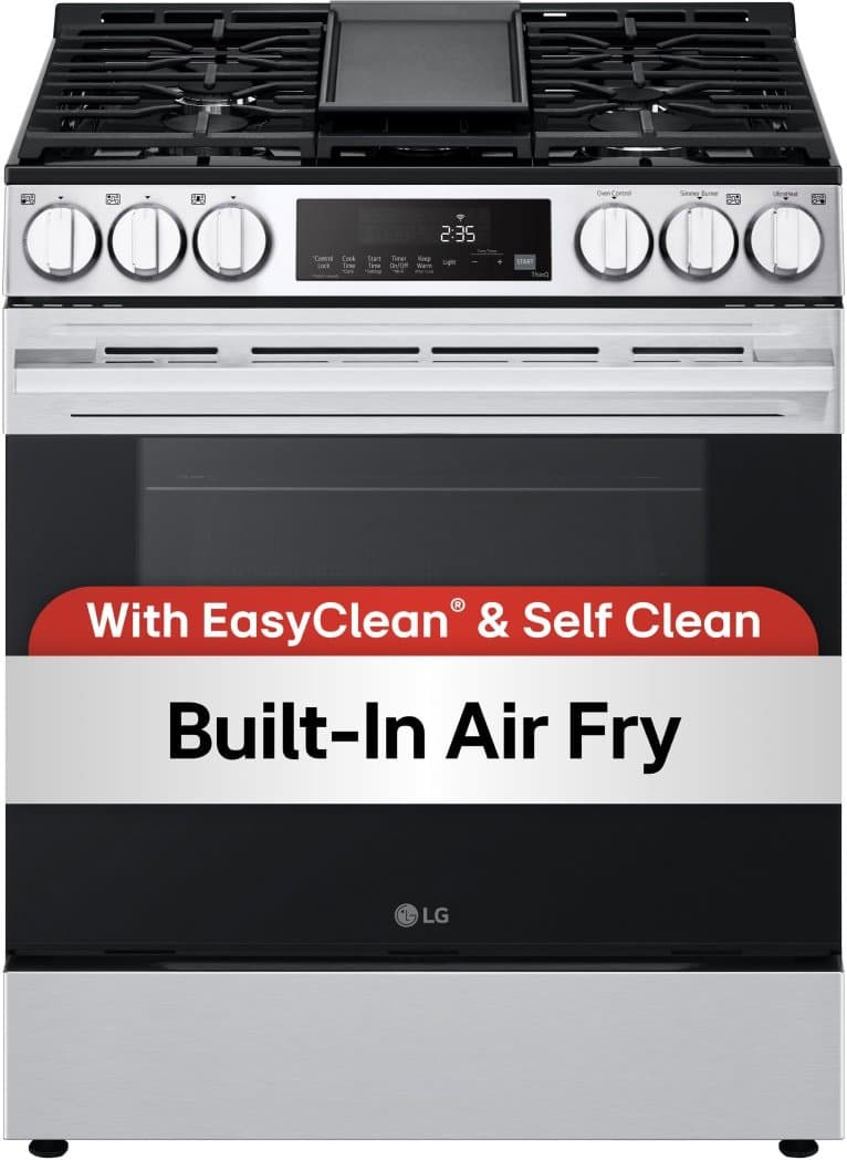 LG 30" Slide-In Gas Range Stainless Steel
