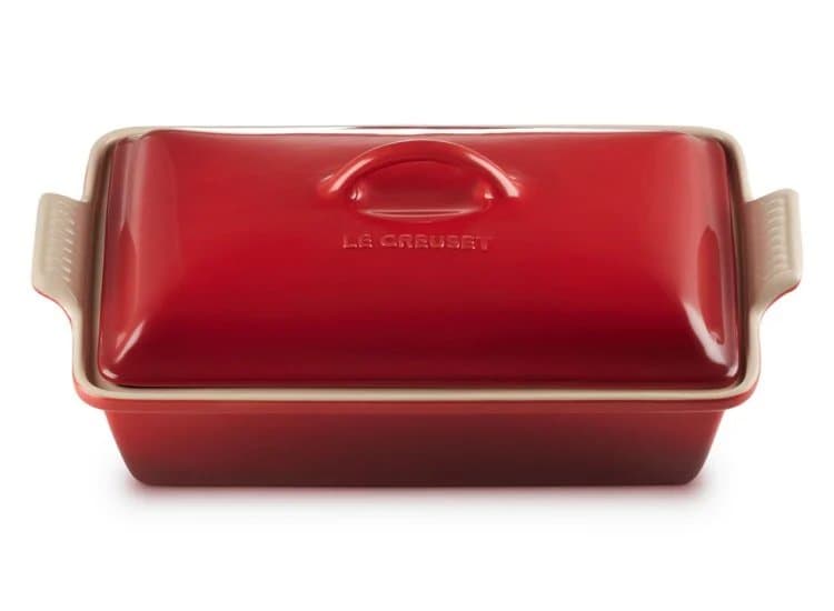 Le Creuset Heritage 4 Qt. Rectangular Casserole, Cerise