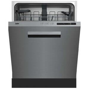 Beko 24 in. Top Control Dishwasher with 48 dBa Sound Level & Pocket-Stainless Steel