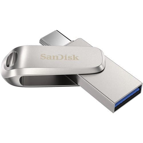 SanDisk 128GB Ultra Dual Drive Luxe USB 3.2 Gen 1 Flash Drive (USB-C / USB-A)