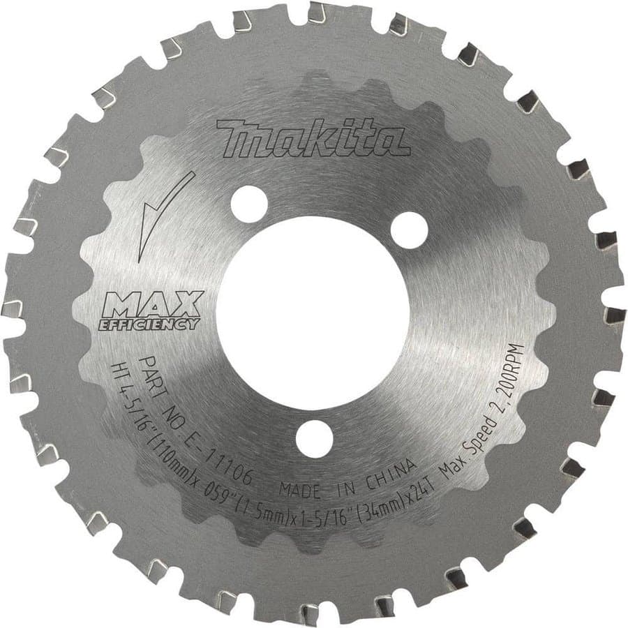 4-5/16 in. 24-Tooth Max Efficiency CERMET-Tipped Cutter Blade for Rebar and Steel Rod Cutting