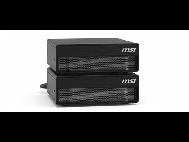 MSI Personal AI DGX Spark Supercomputer (2 pack) EdgeXpert-01SKUS 128GB LXDDR5x 4TB SSD with self-encryption SSD