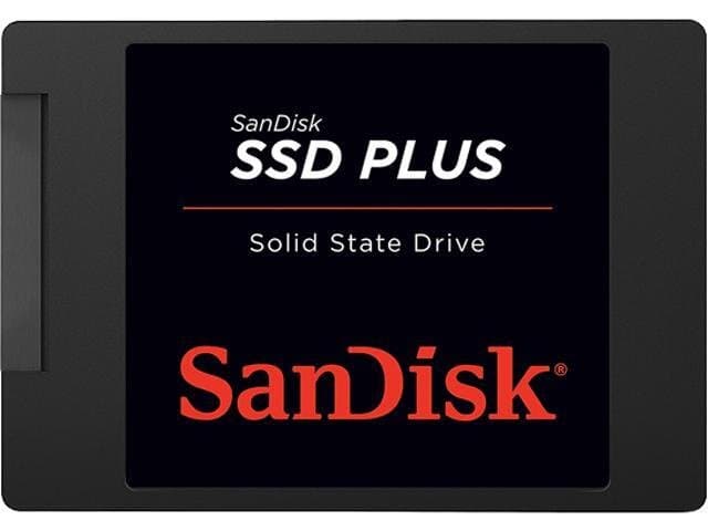 SanDisk SSD Plus 480GB Internal SSD-SATA III 6Gb/s, 2.5"/7mm-SDSSDA-480G-G26