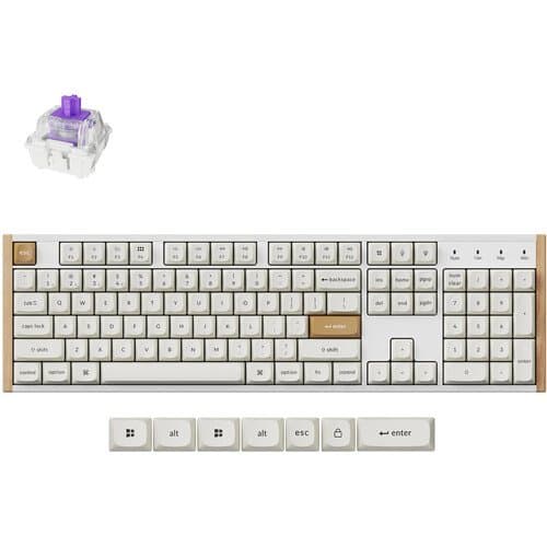 Keychron K10 HE Wireless Magnetic Switch Keyboard (Special Edition, White)