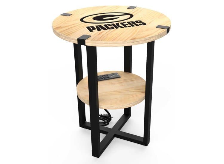 Fan Life Green Bay Packers Side Table
