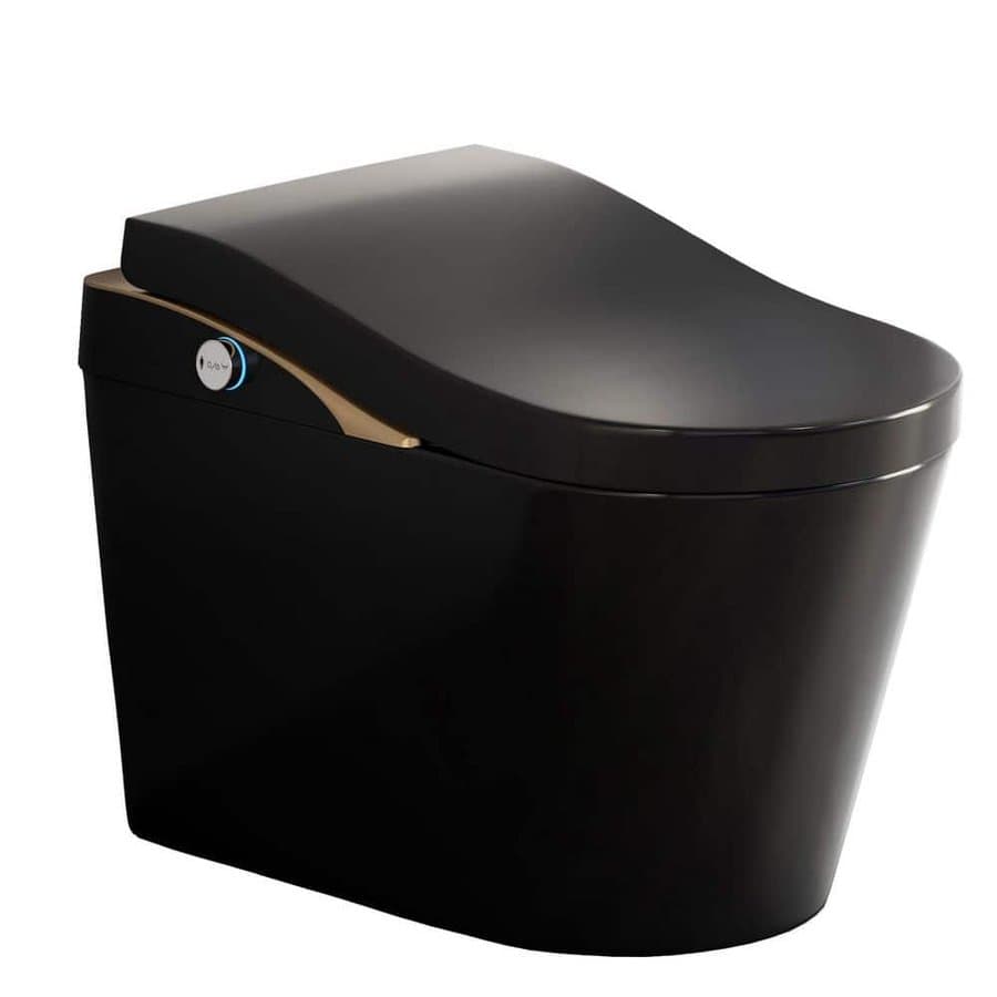 LUXSHERY Elongated Single Flush Tankless Smart Toilet with Bidet