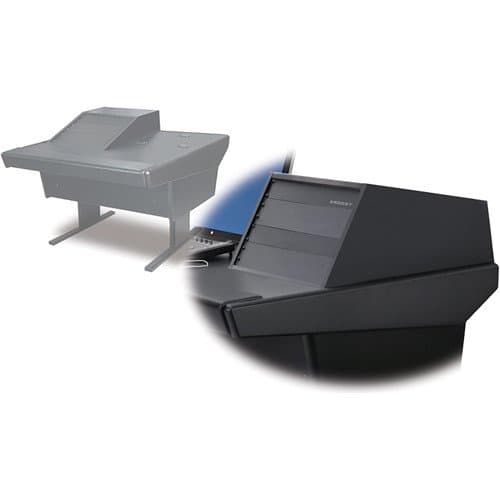 Argosy 50-V1R Universal Workspace with VR-1005 Front 10 RU & Rear 5 RU (Black)