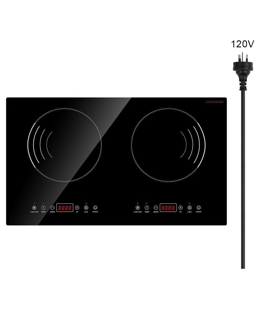 Equator Advanced Appliances HORIZONTAL 9 Power Builtin/Freestanding 20-in 2 burners Black Induction Cooktop