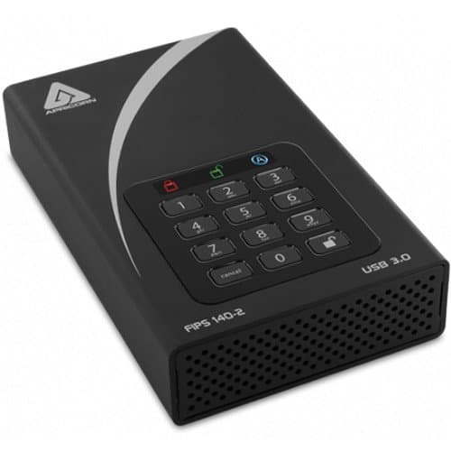 Apricorn 10TB Aegis Padlock DT FIPS 140-2 Level 2-Validated External Desktop Drive