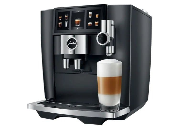 Jura J8 twin Automatic Coffee & Espresso Machine, Diamond Black
