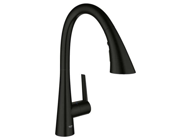 GROHE Zedra Pull-Down Kitchen Faucet, Matte Black