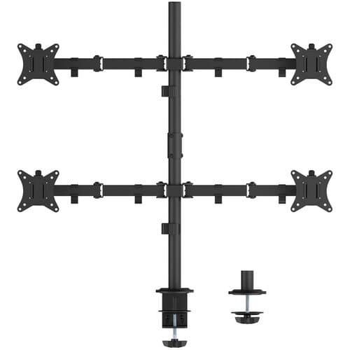 SIIG Articulating Quad Monitor Desk Mount for 13 to 32" Displays