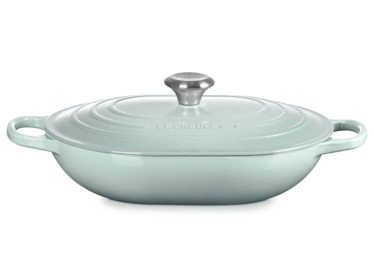 Le Creuset Signature 3.75 Quart Oval Casserole, Sea Salt