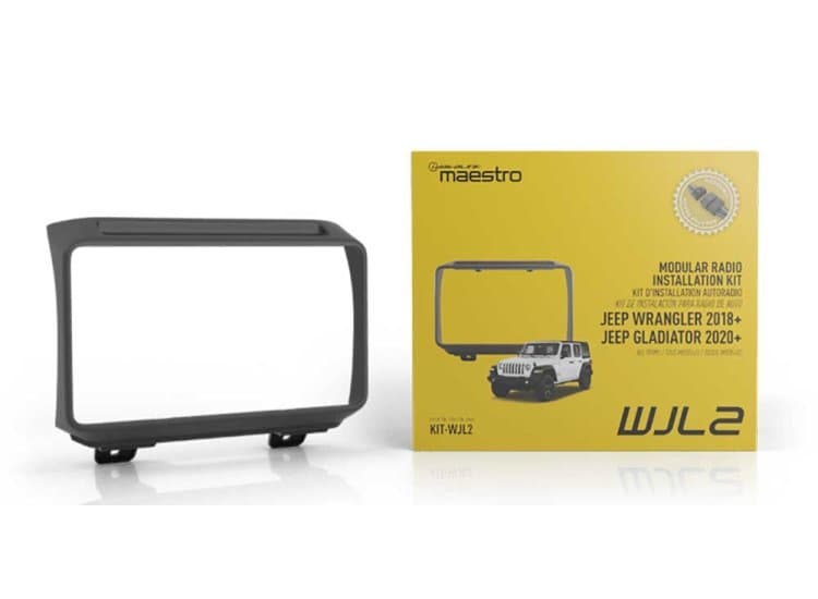iDatalink Maestro WJL2 Radio Replacement Dash Kit For 2019-Up Jeep Wrangler & 2020-Up Gladiator