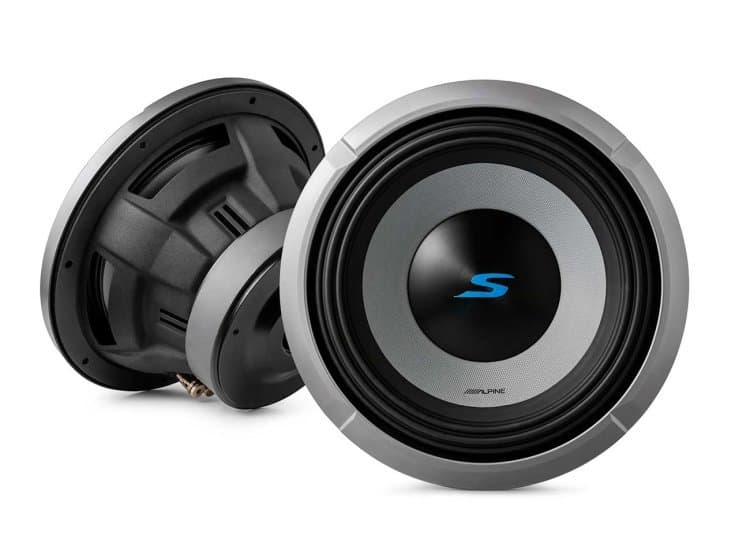 Alpine S-Series 10-Inch Dual 2-Ohm Mobile Subwoofer