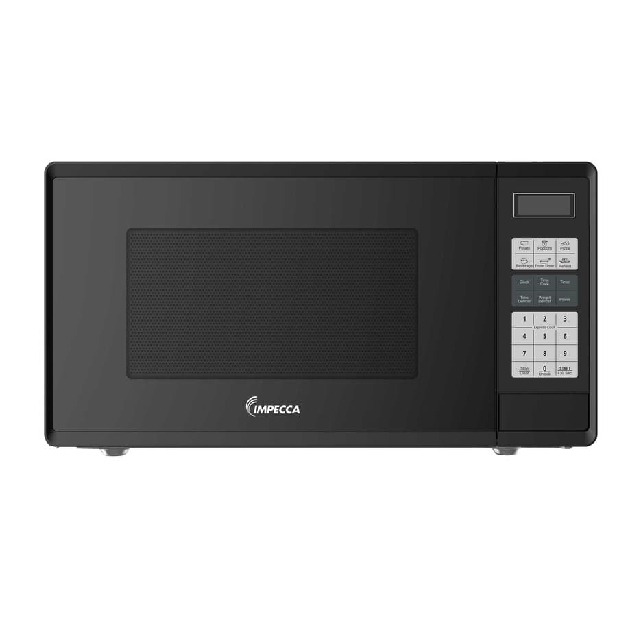 Impecca 1.1-cu ft 1000 -Watt Countertop Microwave ( Black )
