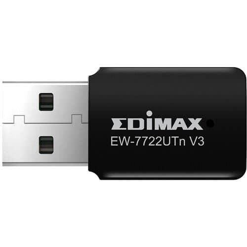 EDIMAX Technology EW-7722UTn V3 N300 Wireless Single-Band Wi-Fi 4 USB-A Adapter
