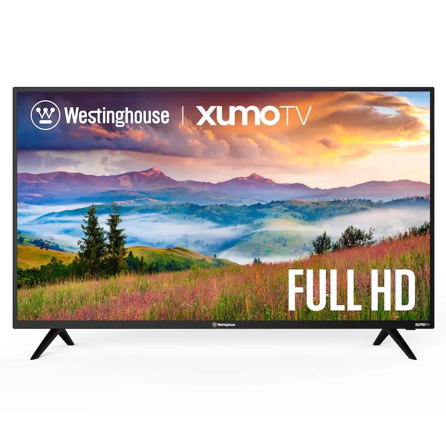 Westinghouse 40" Smart Xumo TV, FHD 1080P  w/Voice Remote, Flat LED Display, Apple HomeKit & Wi-Fi for streaming