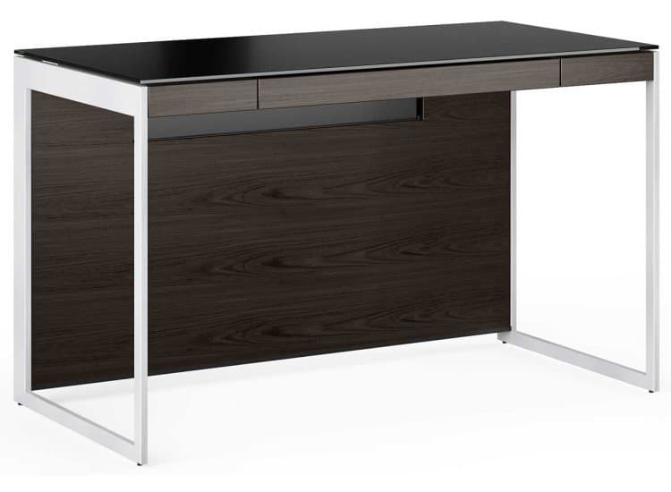BDI Sequel 20 6103 Charcoal/Satin Nickel Compact Desk