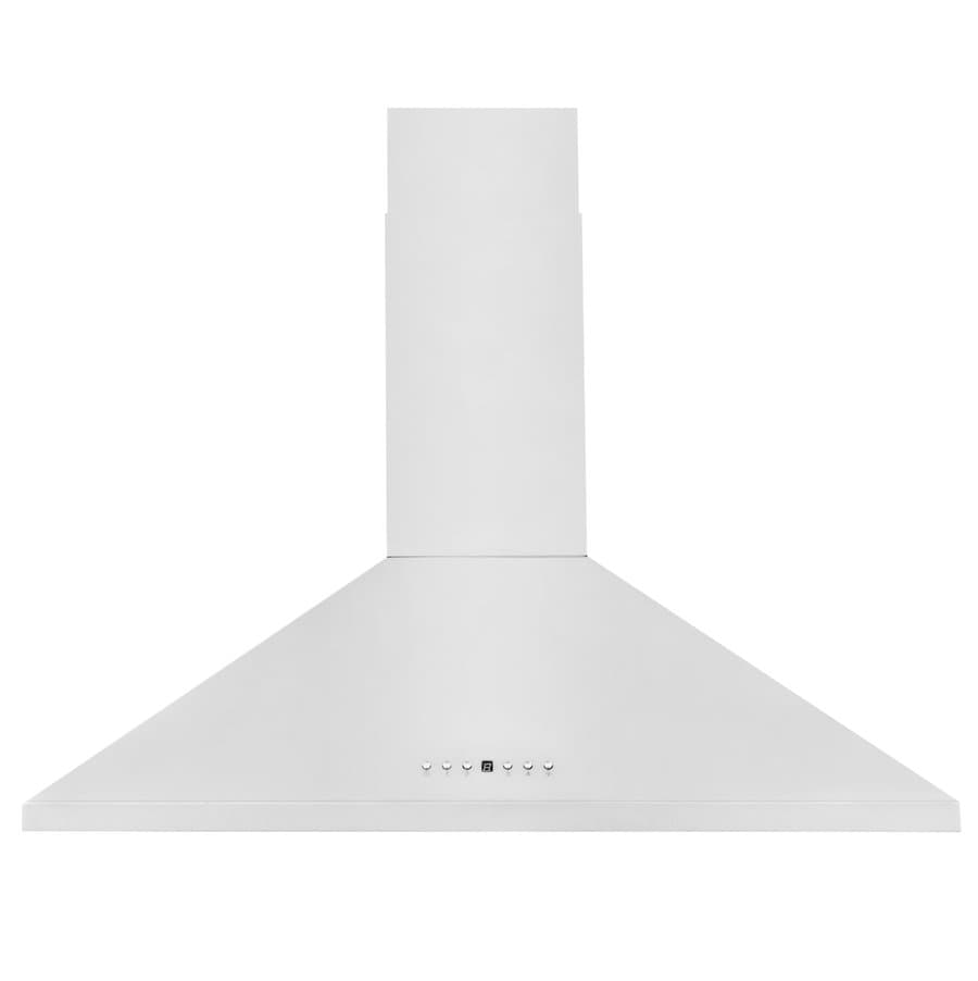 ZLINE KITCHEN & BATH 30 inch Convertible 400-CFM Brushed 430 Stainless Steel Wall-Mounted Range Hood