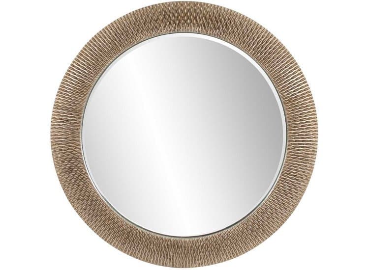 Howard Elliott Bergman Mirror, Silver Leaf Finish