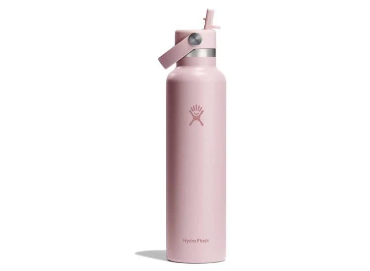 Hydro Flask 24 Oz Standard Mouth Water Bottle with Flex Straw Cap, Trillium
