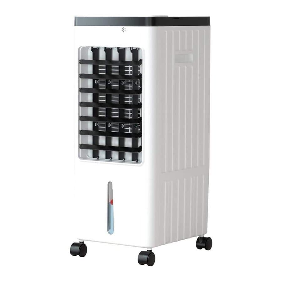 5,000 BTU Portable Air Conditioner Evaporative Cooler with Remote, 3-Speeds, 2 Gal Tank, 4-Ice Packs, for Bedroom Office