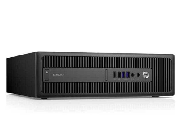 HP Business Desktop EliteDesk 800 G2 Intel Core i5 6th Gen 6500 (3.20GHz) 8GB DDR4 180 GB SSD Windows 10 Pro 64-bit Free DisplayPort Cabel