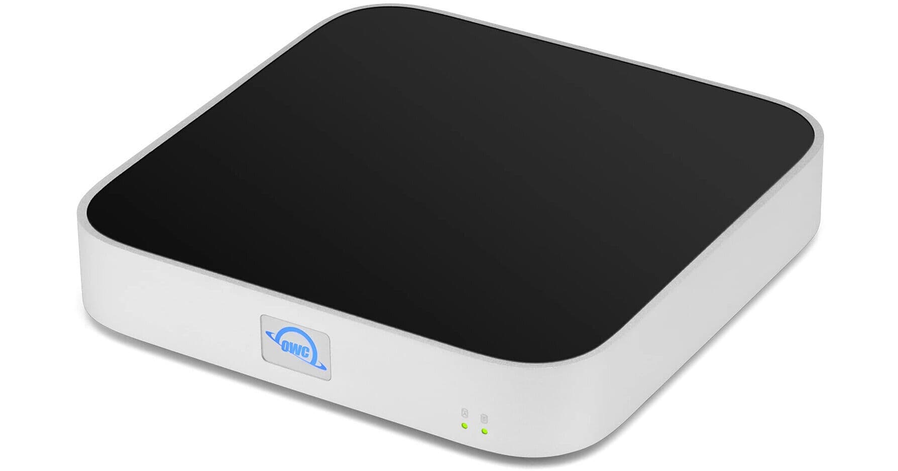 OWC 14TB miniStack STX & Thunderbolt Hub Xpansion (2TB SSD + 12TB HDD, Matte Silver)