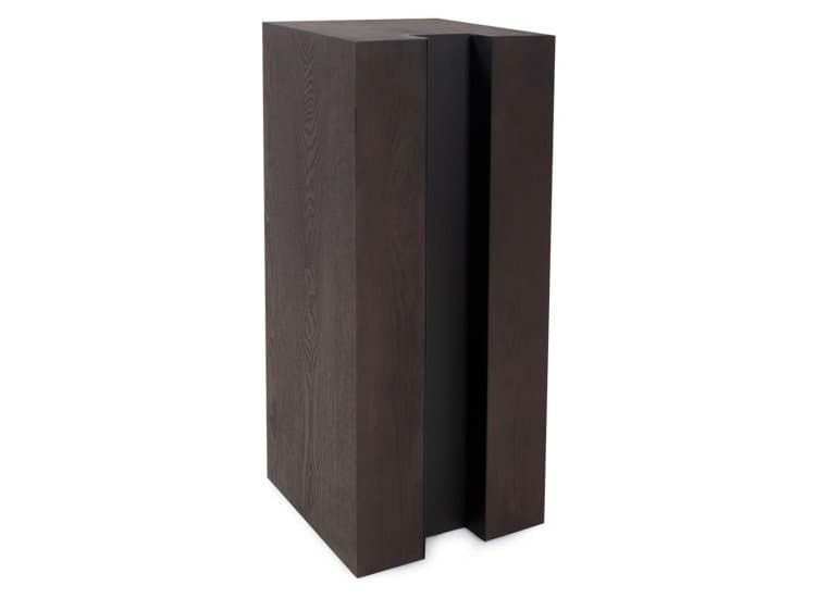 Howard Miller Howard Elliott Bertoia Wooden Display Pedestal-Short-in Black-HE