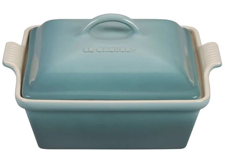 Le Creuset Heritage 2.5 Qt. Sea Salt Square Casserole