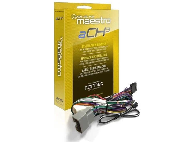 iDatalink Maestro ACH3 Plug And Play T-Harness For Chrysler, Dodge, Fiat, Jeep & Ram Vehicles 2012-2022